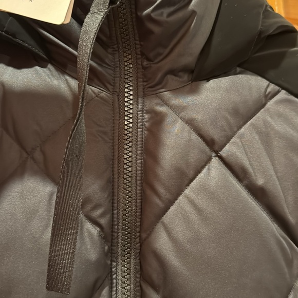 NWT! 🖤 Athleta Boulevard Down Duster Coat, Black, Size S - Picture 6 of 11